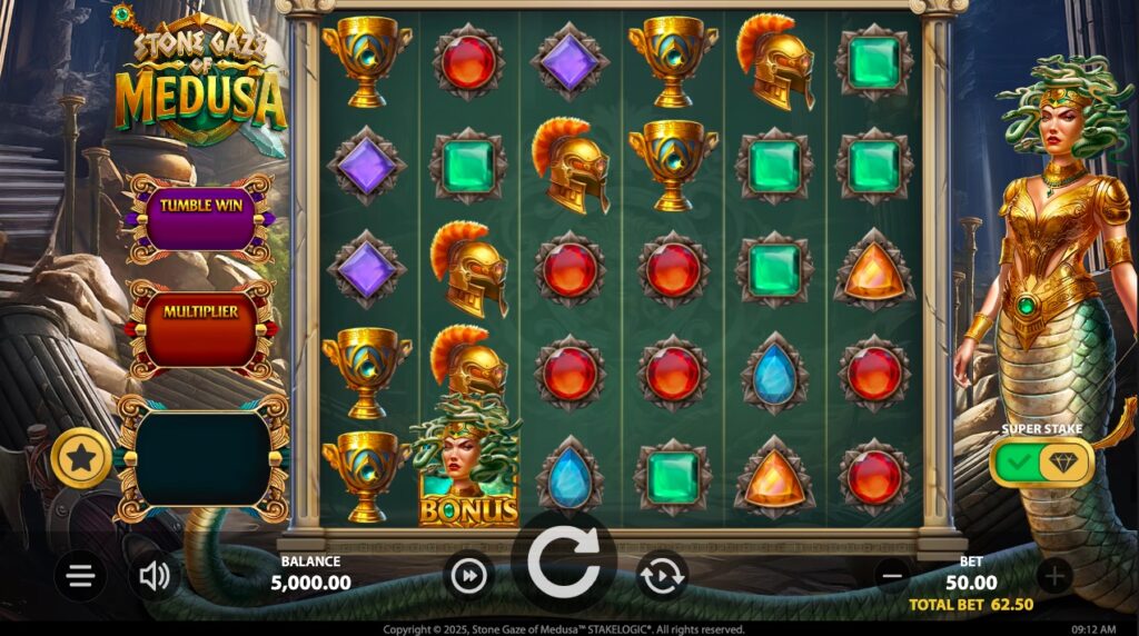 Stone Gaze Of Medusa slot gameplay