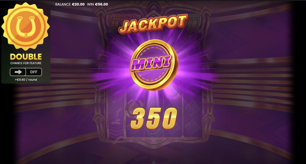 Vegas Blitz Hold & Win slot mini jackpot win