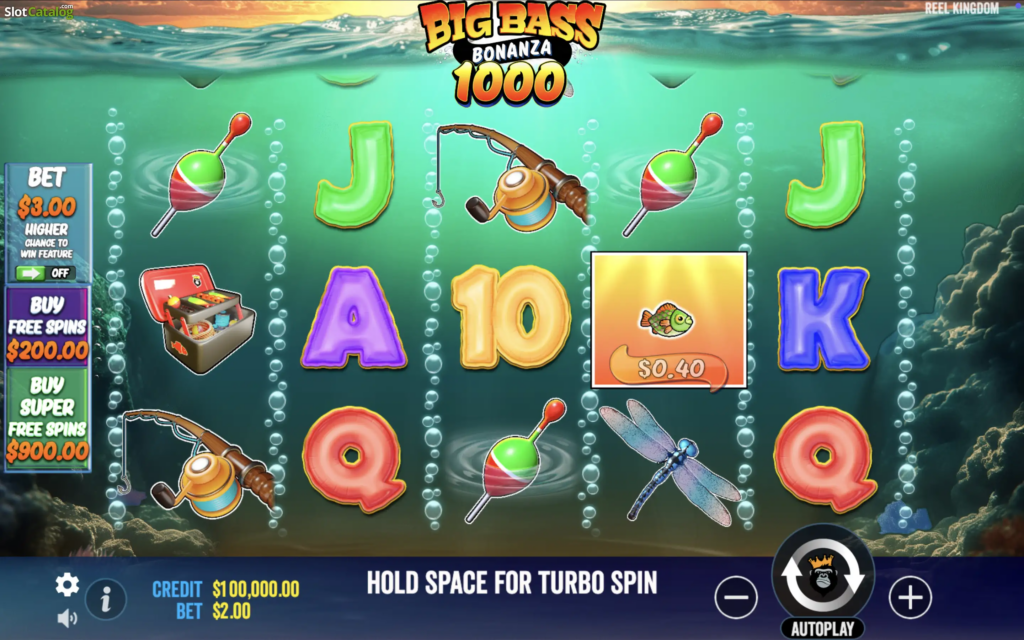Big Bass Bonanza 1000 bonus buy feature