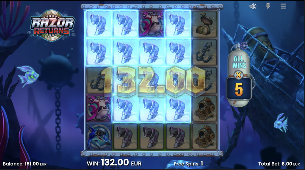Razor Returns win.