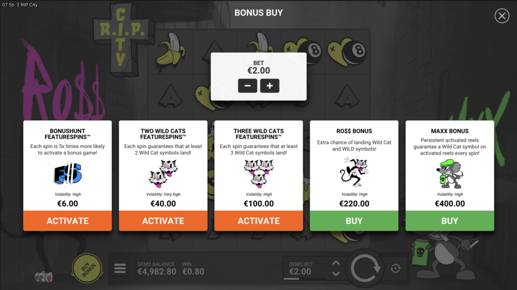RIP City bonus buy