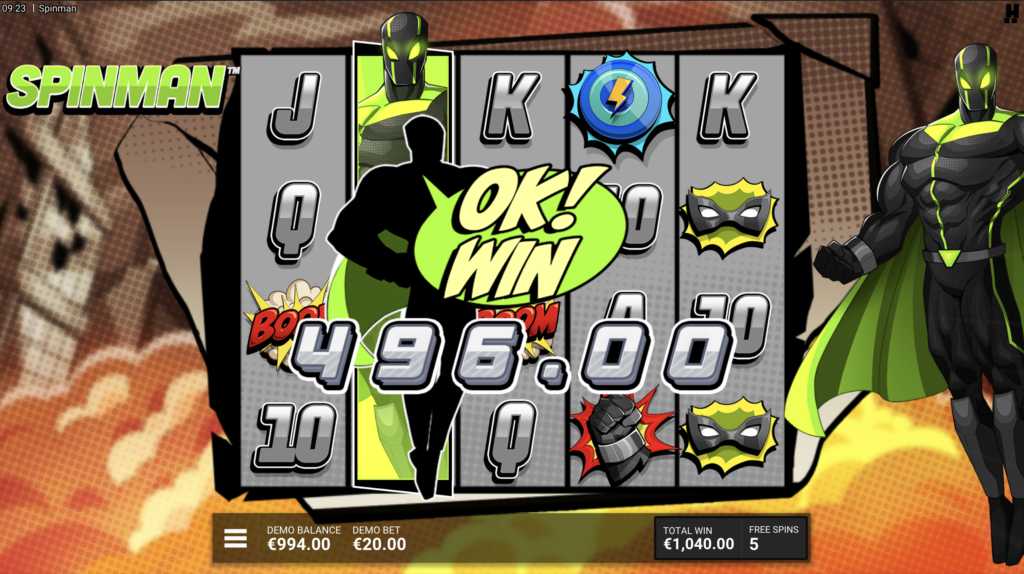 Spinman ok win!