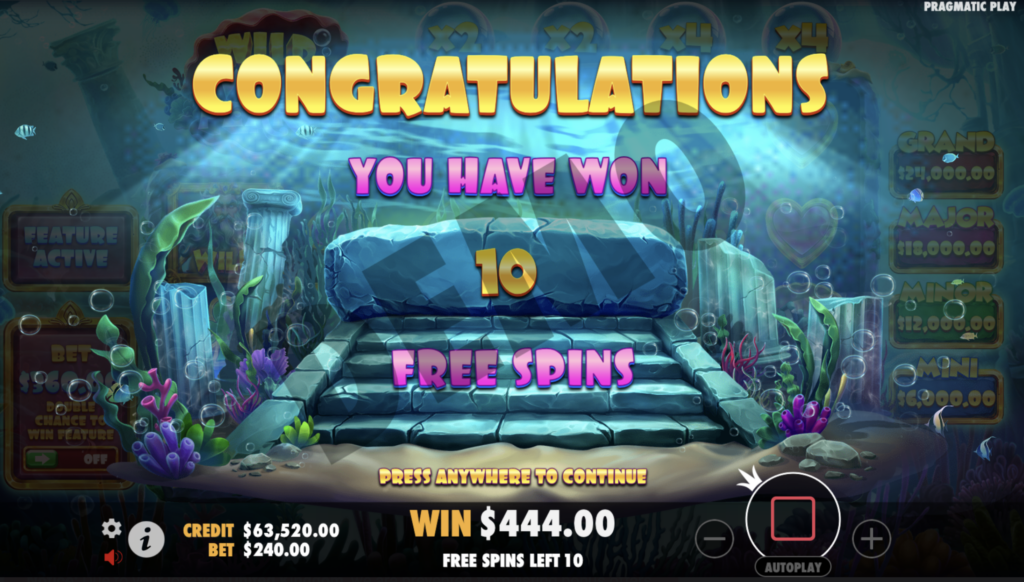 Wild Wild Pearls free spins