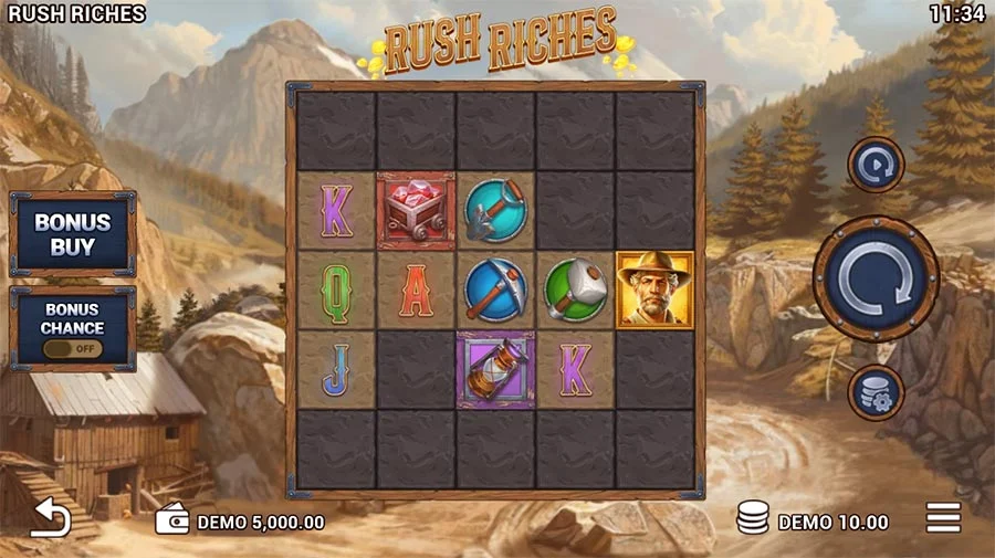 Rush Riches Slot Game.