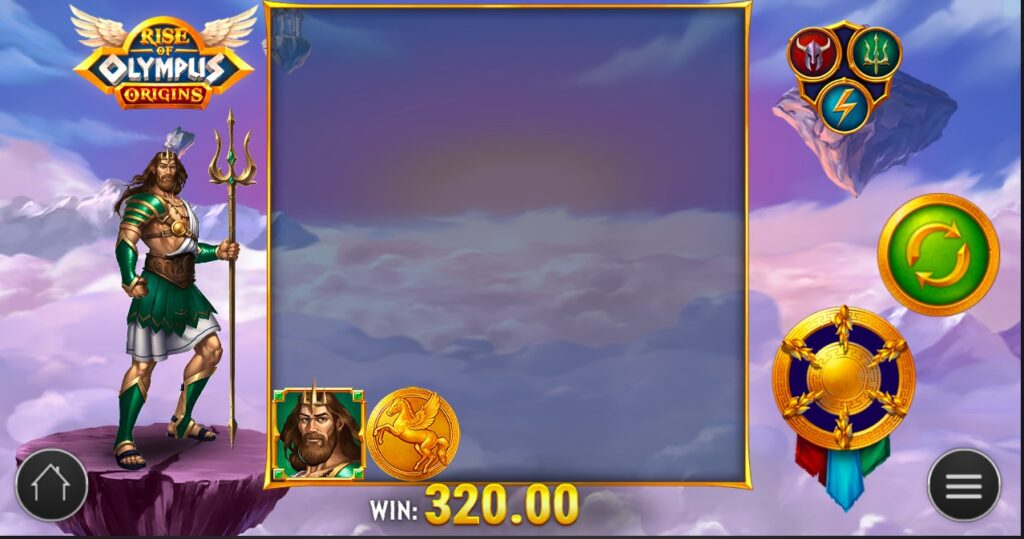 Rise of Olympus Origins huge slot win