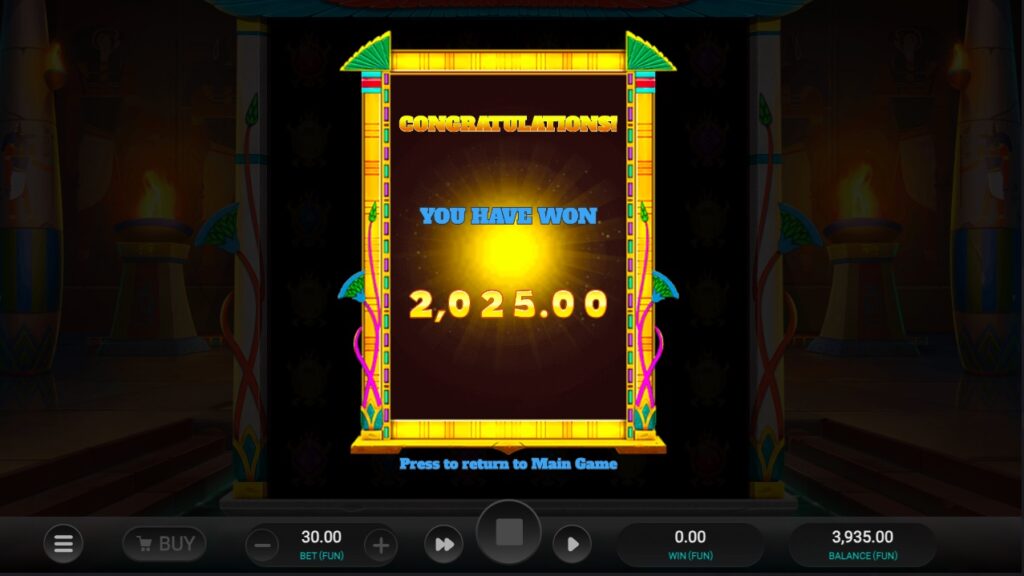 Mummy Multiplier huge slot win