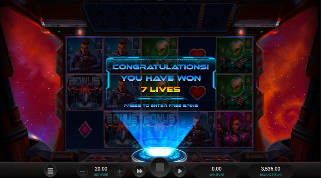 Multiplier Odyssey free spins bonus feature