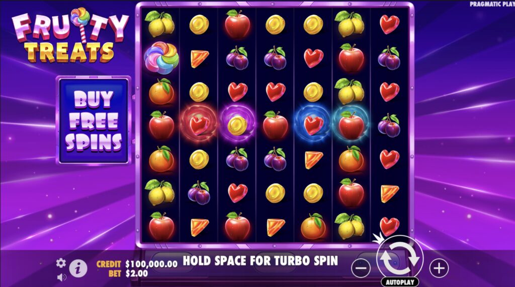 Fruity Treats slot gameplay