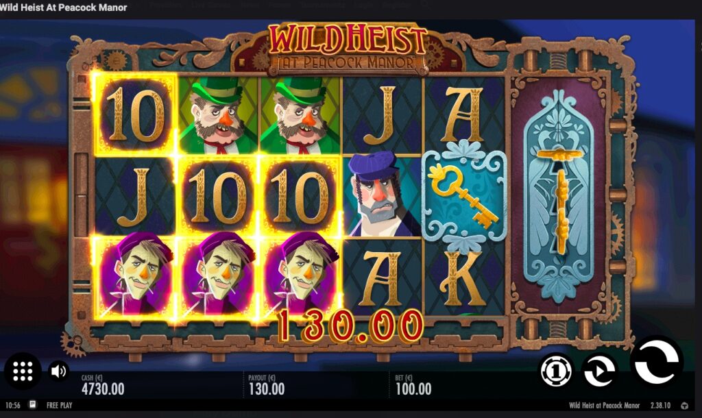 Wild Heist At Peacock Manor win 2.