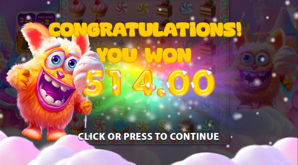 Big Sugar Bonanza huge slot win