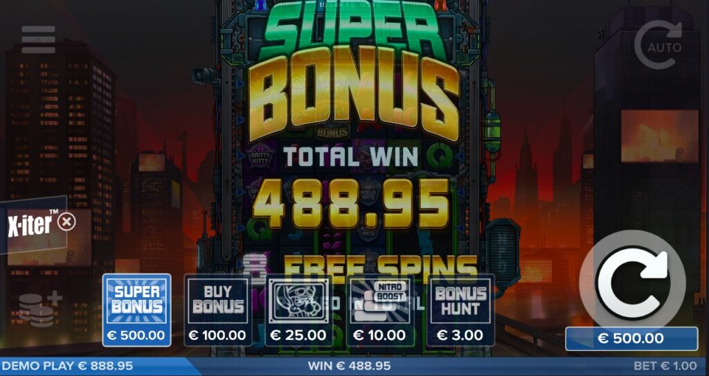 Nitropolis 5 huge slot win