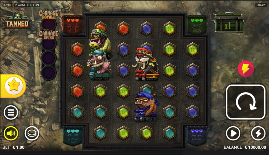 Tanked gameplay.