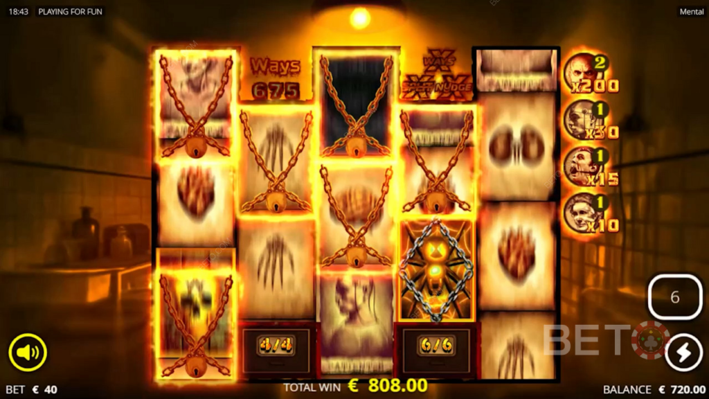 Mental slot bonus buy gameplay