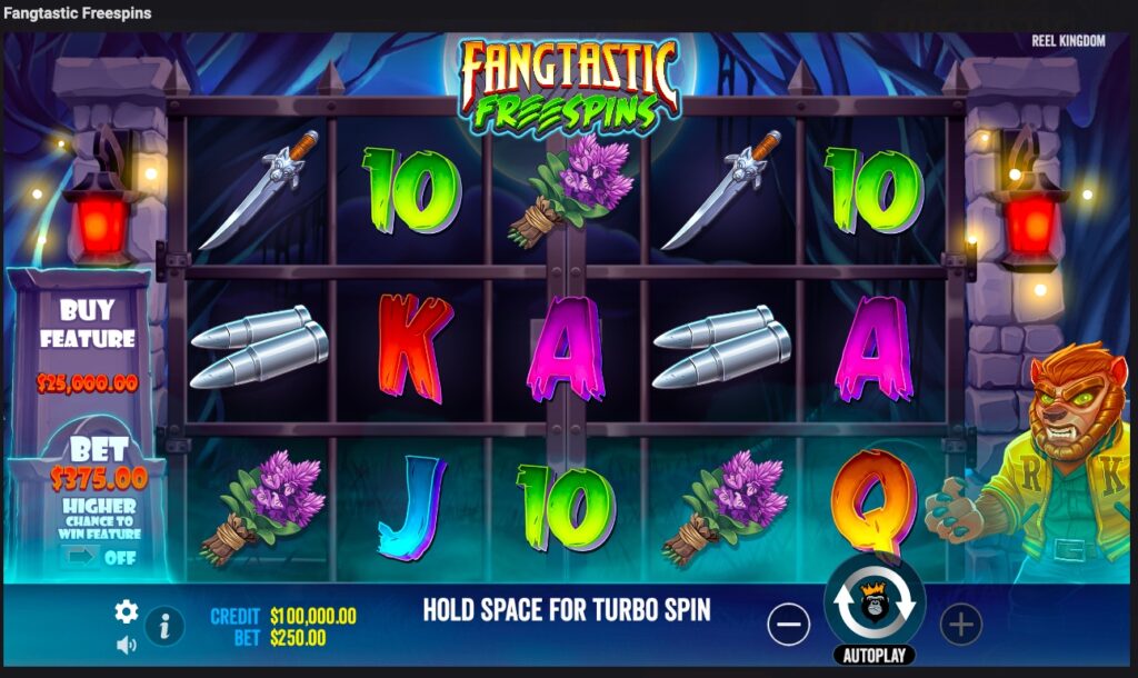 Fangtastic Freespins slot gameplay
