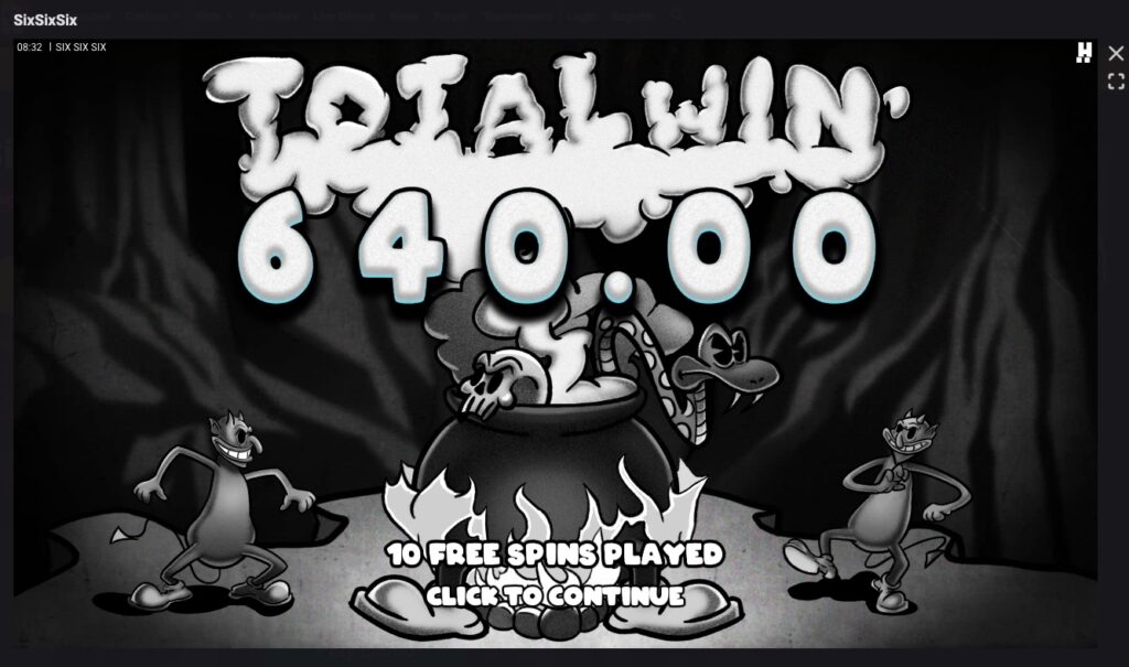 SixSixSix total win