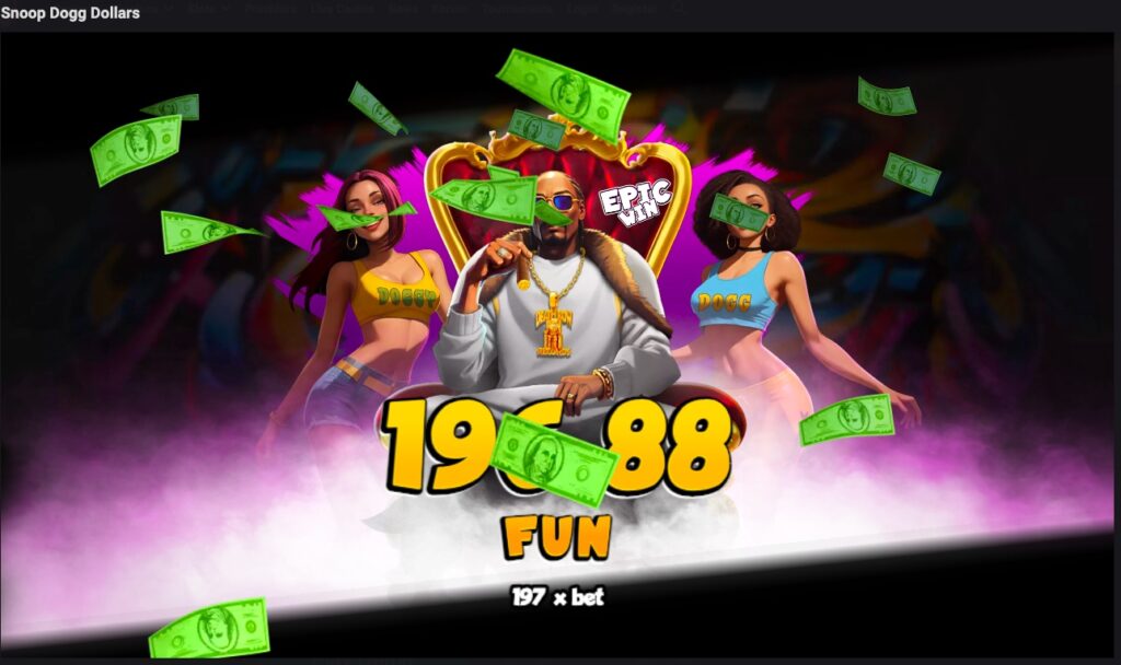 Snoop Dogg Dollars win