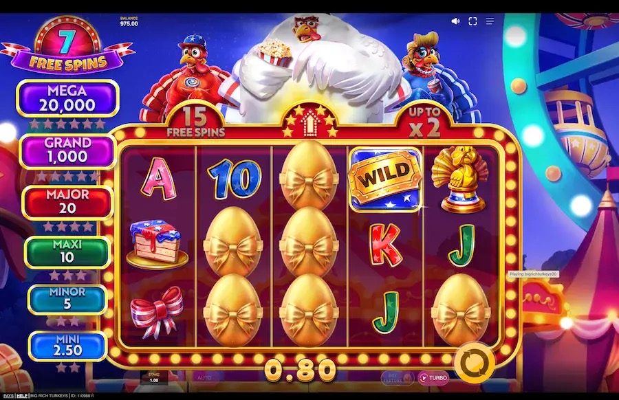 Big Rich Turkeys Gameplay 